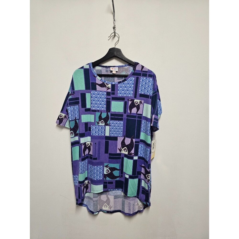 LuLaRoe Disney Villains XXS Irma Tunic Top Maleficent Sleeping Beauty  NWT